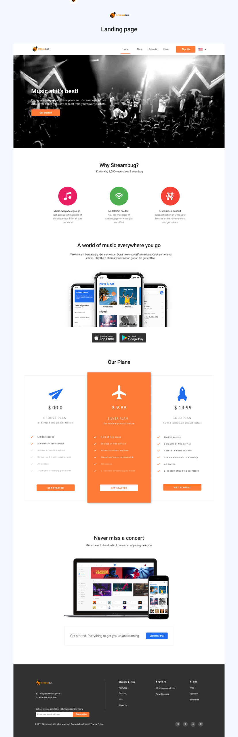 Streambug_Landing