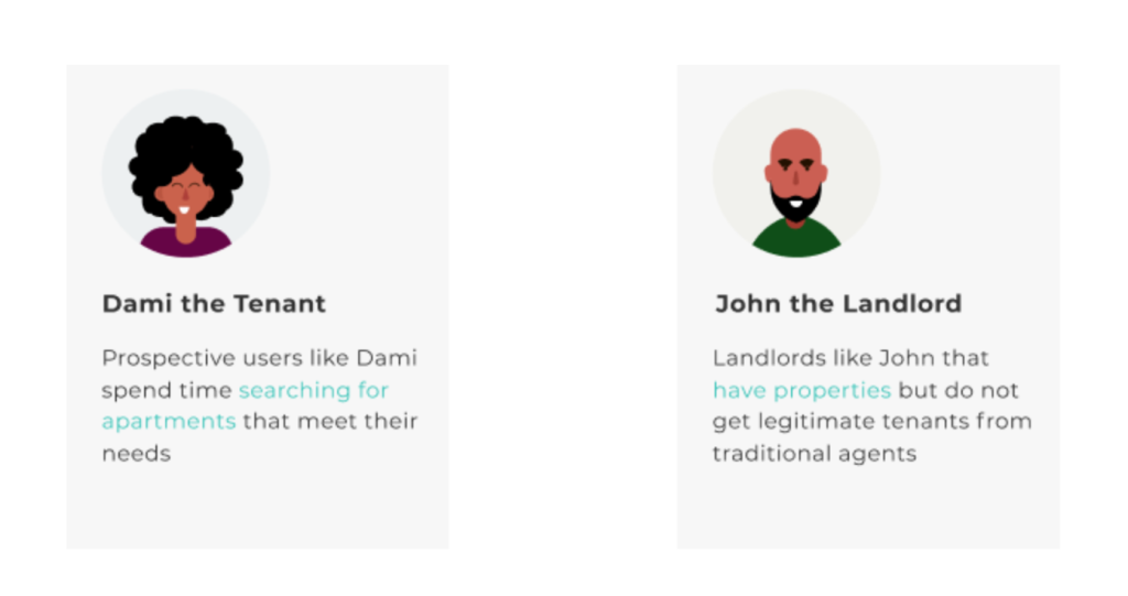 User persona rental