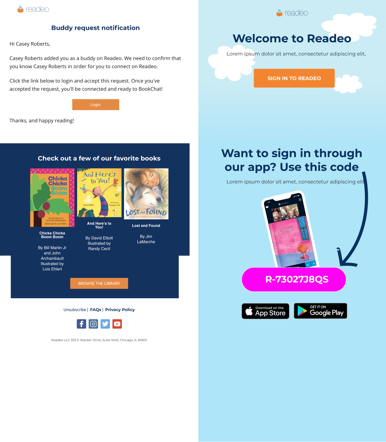 Emails readeo