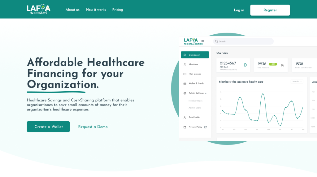 lafya Landing Page